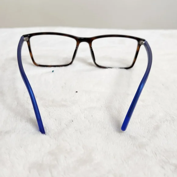 Puma Brown and Blue Men's Prescription Eyeglass Frames with Carrying Cases - Picture 9 of 16